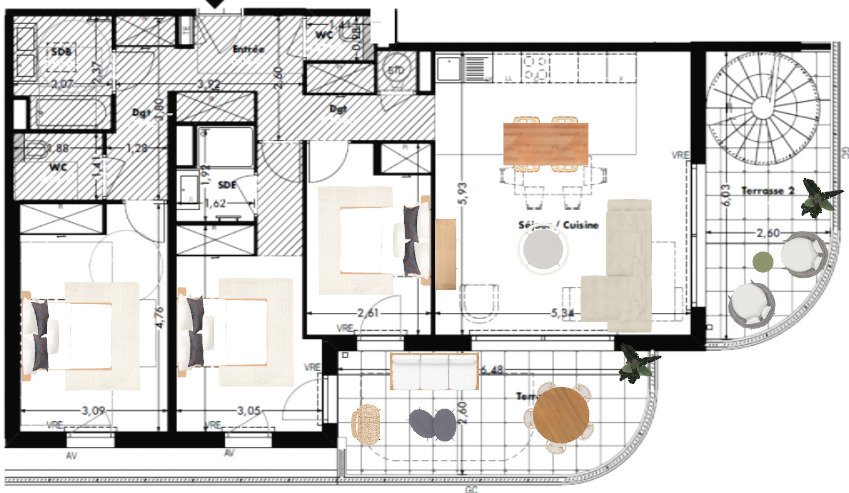 Apartamento en Le Mas Port Fréjus, Fréjus, Francia 3 - 18882617