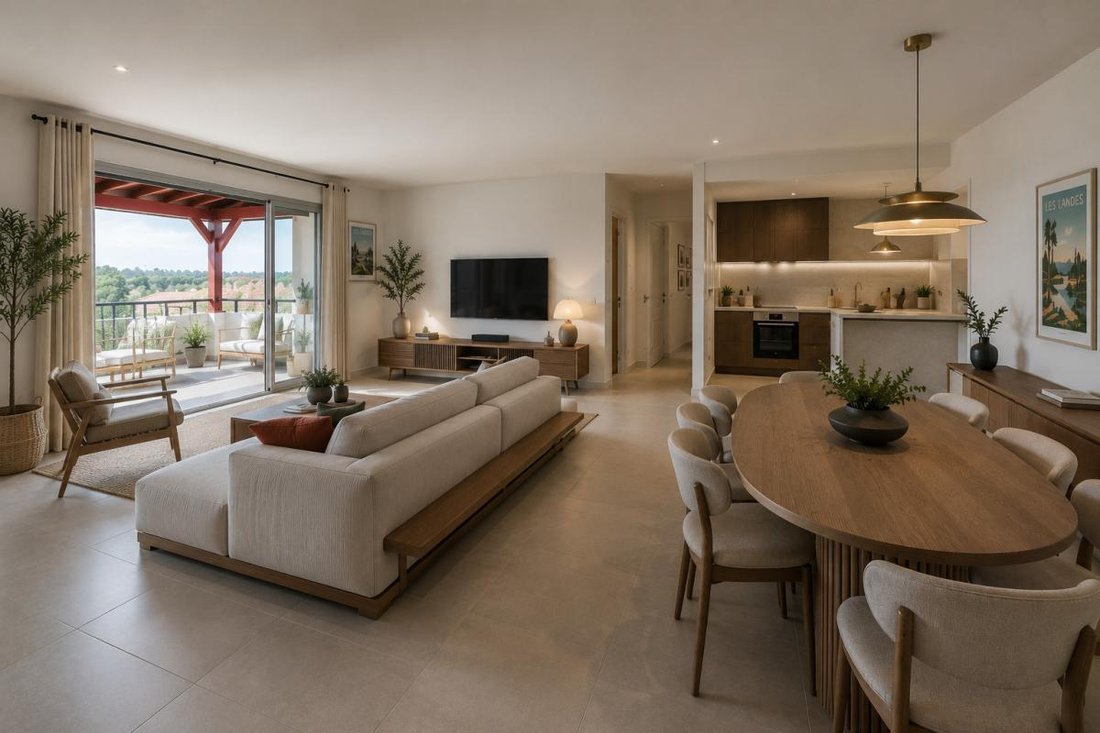 Apartment in Bouhebe, Capbreton, France 1 - 18887868