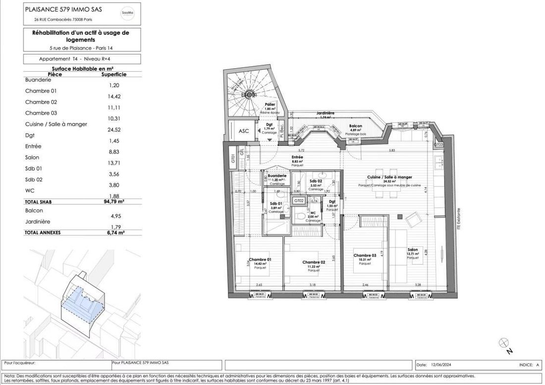 Apartamento en Perouses, París, Isla de Francia 5 - 18883324