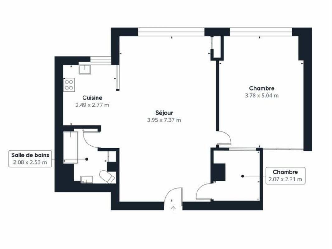 Apartment in Batignolles-Cardinet, Paris 17e Arrondissement, Paris 4 - 18882578