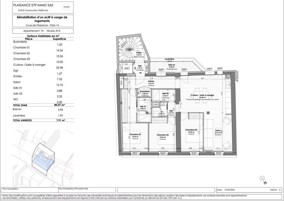 Apartamento en Perouses, París, Isla de Francia 5 - 18883244