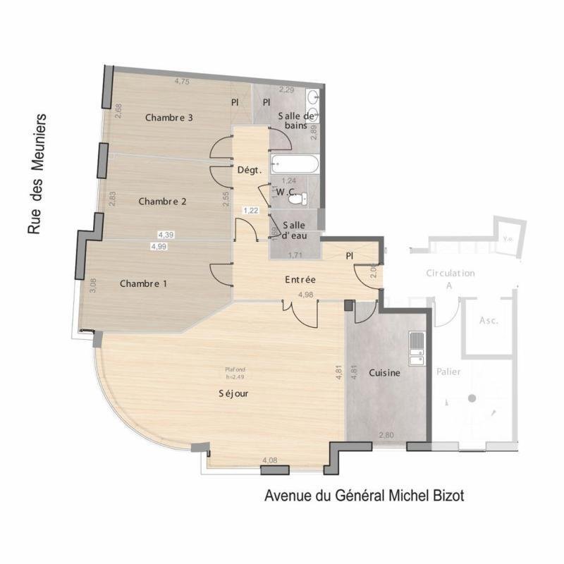 Wohnung in Bastille-Popincourt, Paris 11e Arrondissement, Paris 5 - 18884187
