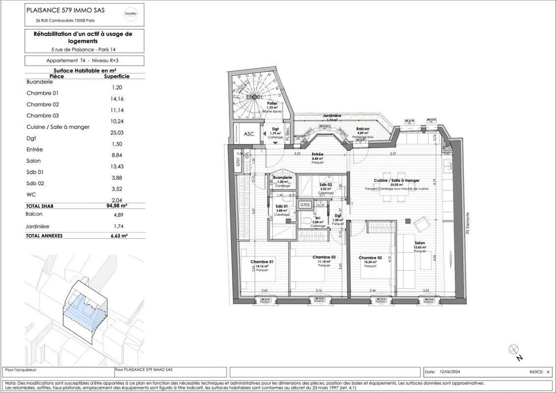 Apartamento en Perouses, París, Isla de Francia 5 - 18883300