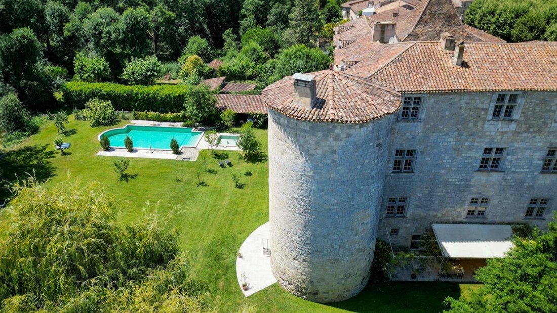 Schloss in Fources, Okzitanien, Frankreich 2 - 18884216