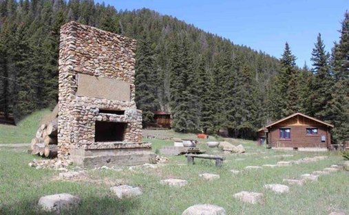 Maison à Red River, Nouveau-Mexique, États-Unis 1