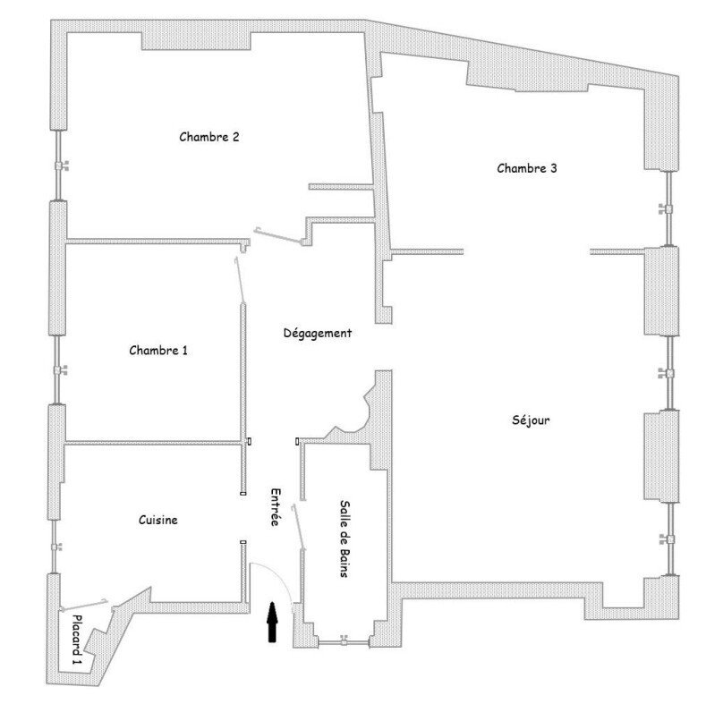 Appartement à Bastille-Popincourt, Paris 11e Arrondissement, Paris 3 - 18884543