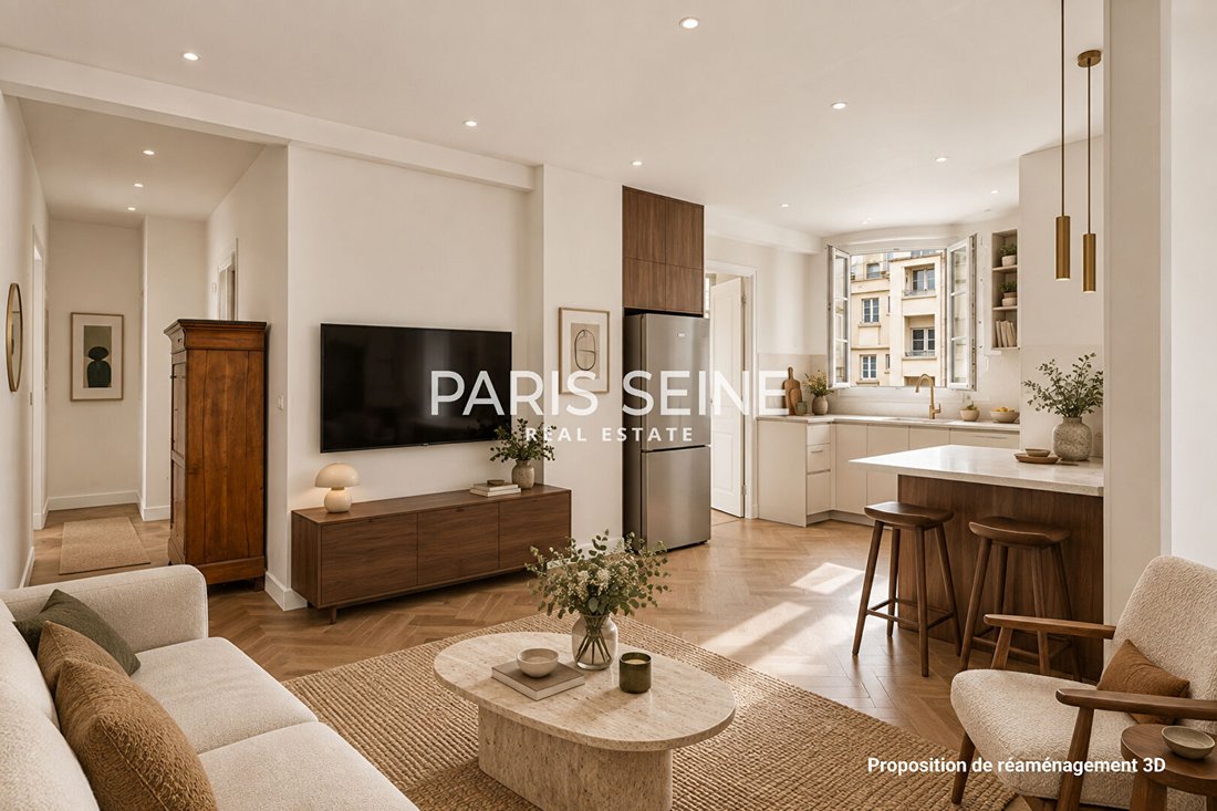 Apartamento en Alleray Procesión, Paris 15e Arrondissement, París 1 - 18886773