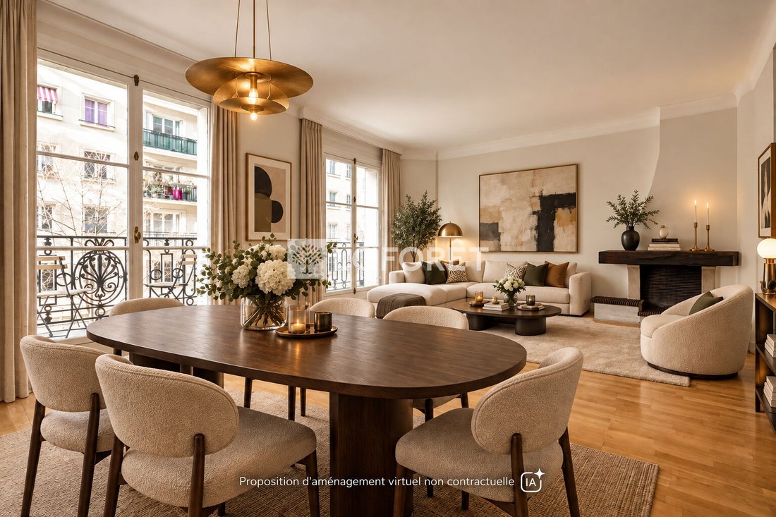 Apartamento en Bois de Boulogne, Paris 16e Arrondissement, París 1 - 18895117