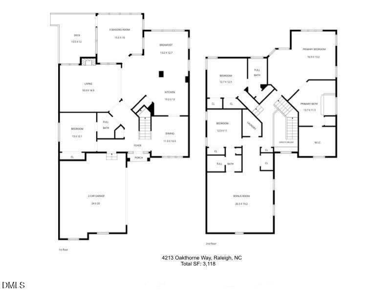 Casa a Raleigh, Carolina del Nord, Stati Uniti 3 - 18899629