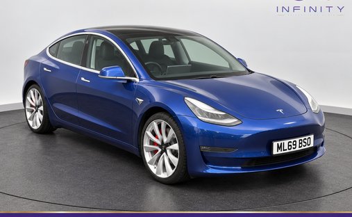 Tesla Model 3 (Dual Motor) Performance Saloon 4dr Electric Auto 4WDE (Performance Upgrade) (449 bhp) in Portsmouth, United Kingdom 1