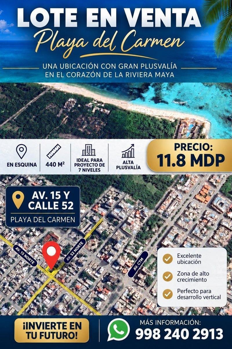 Land in Playa del Carmen, Quintana Roo, Mexico 5 - 18896940
