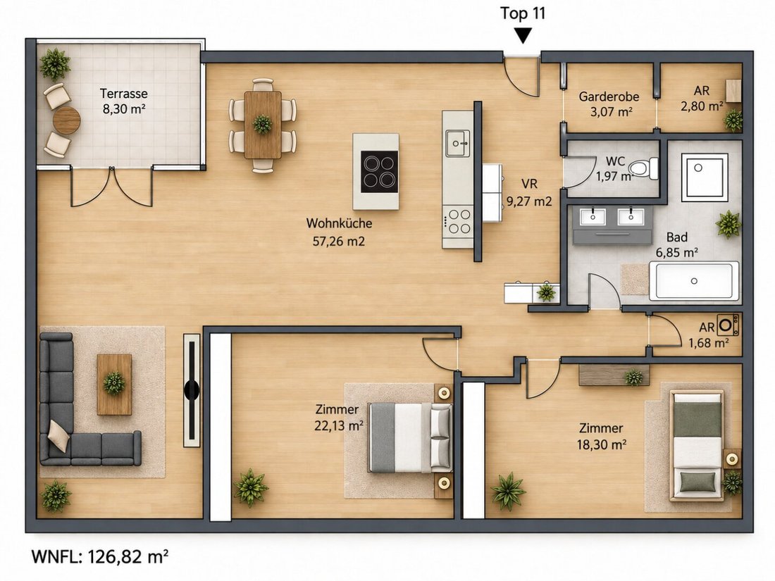 Penthouse in Vienna, Wien, Austria 1 - 18516352
