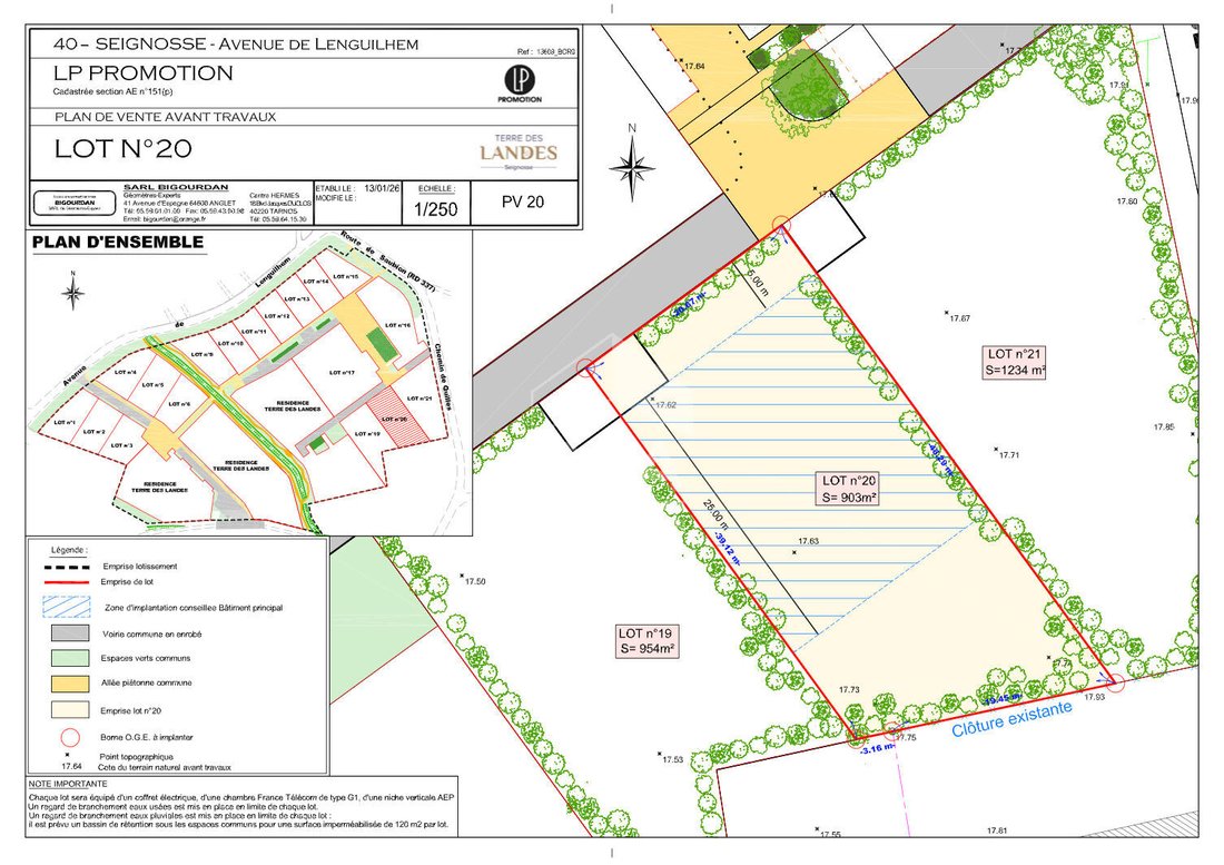 Land in Seignosse, Neu-Aquitanien, Frankreich 2 - 18256160