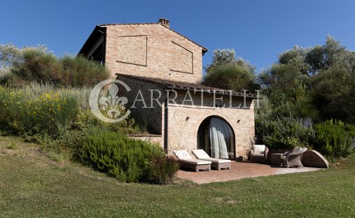 Casa di campagna a San Gimignano, Toscana, Italia 1