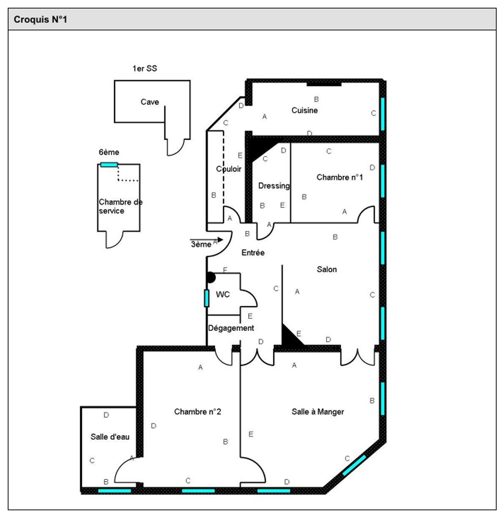 Apartment in La Fourche-Guy Môquet, Paris 17e Arrondissement, Paris 5 - 18920334