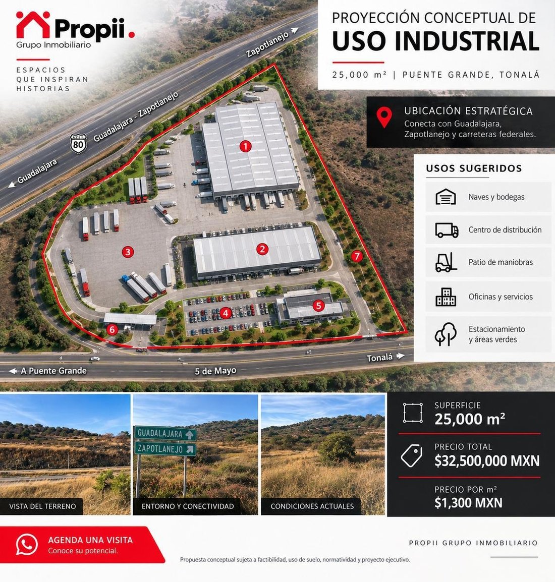 Land in Puente Grande, Jalisco, Mexico 1 - 18602306