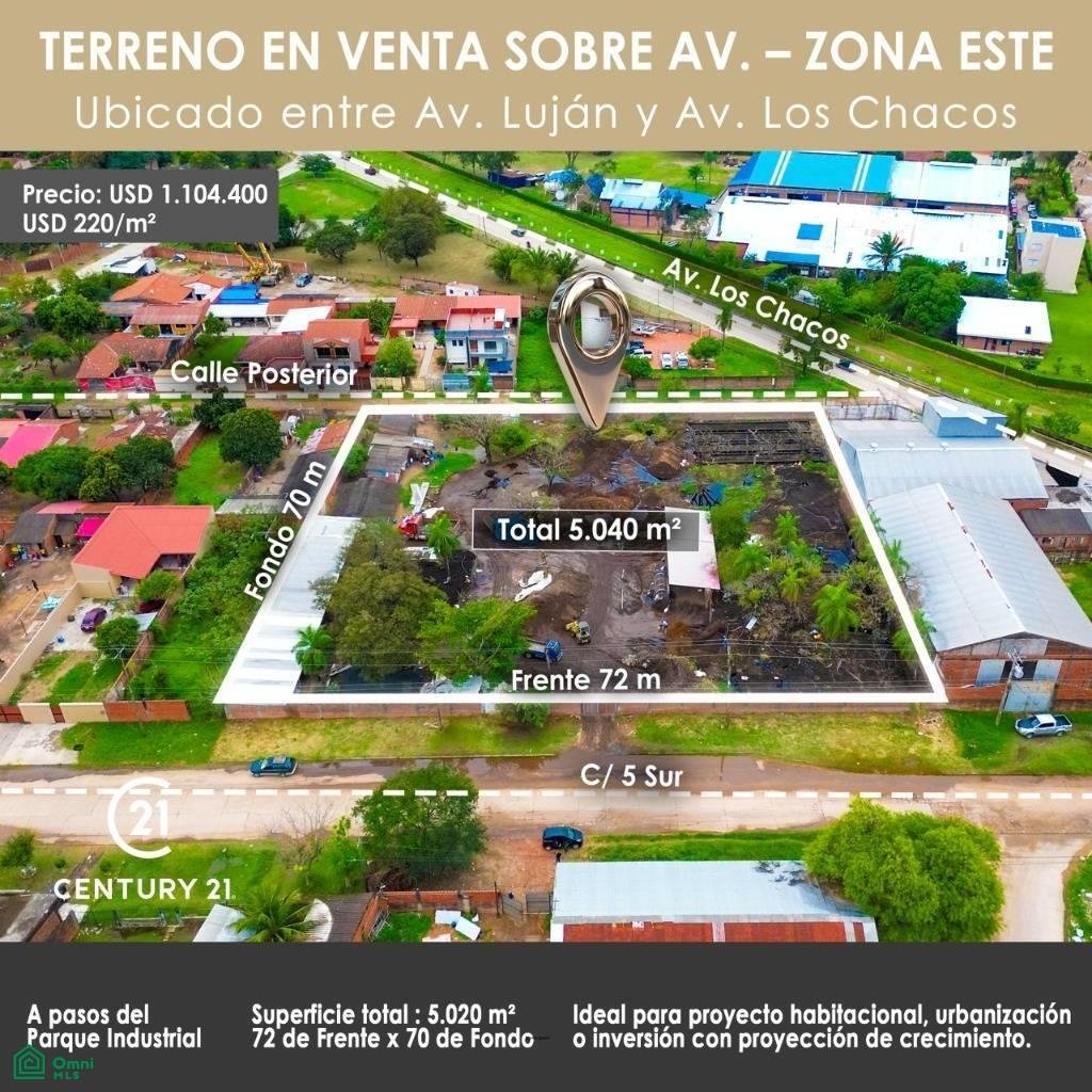 Land in Santa Cruz de la Sierra, Departamento Santa Cruz, Bolivien 1 - 18766793