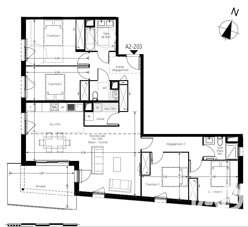 Apartamento en L'Alouette-Cazalet, Pessac, Francia 4 - 18920021