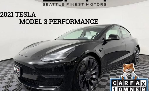 2021 Tesla Model 3 Performance Sedan 4D in Lynnwood, WA, United States 1