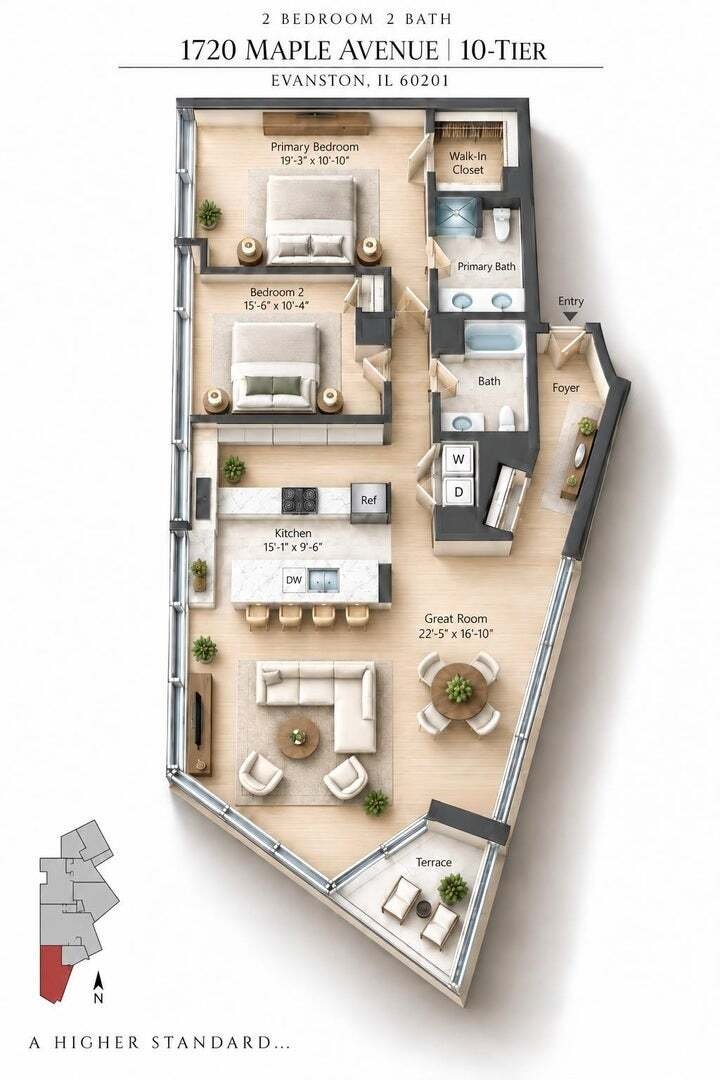Condominio a Evanston, Illinois, Stati Uniti 3 - 18910247