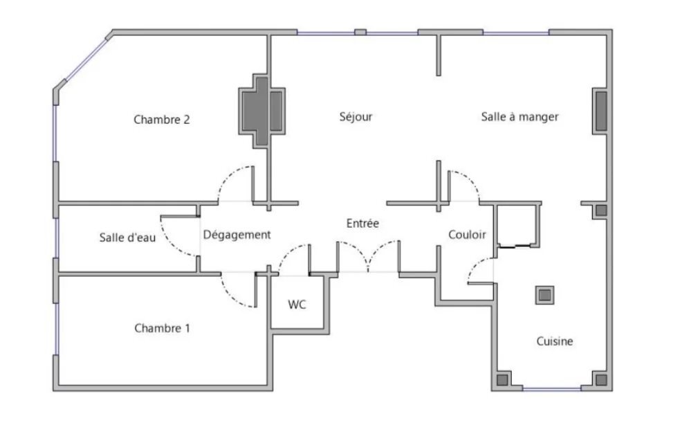 Wohnung in Salpêtrière-Austerlitz, Paris 13e Arrondissement, Paris 3 - 18923325