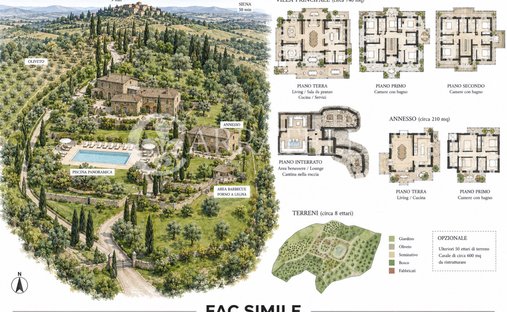 Casa de Campo en Chiusdino, Toscana, Italia 1