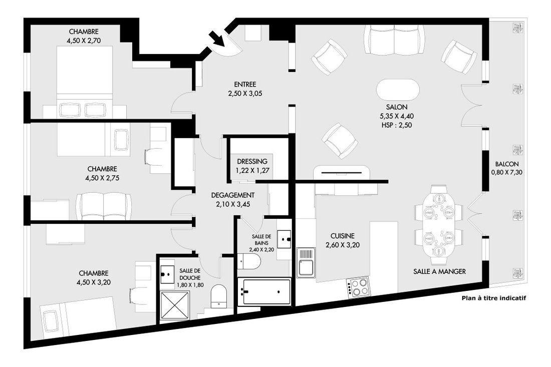 Apartment in Alleray Procession, Paris 15e Arrondissement, Paris 2 - 18924005