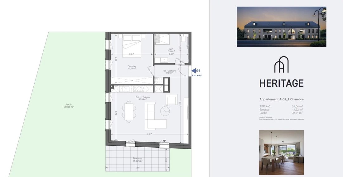 Apartment in Reckange-sur-Mess, Esch-sur-Alzette, Luxembourg 1 - 18929053