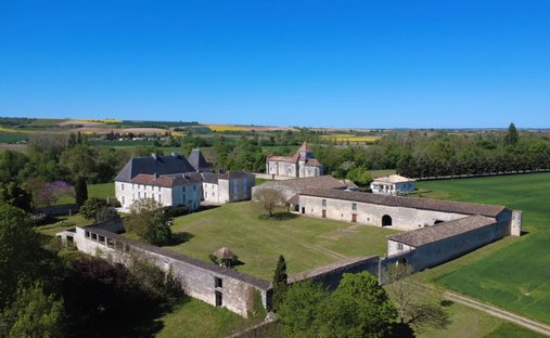 Castle in Balzac, Nouvelle-Aquitaine, France 1