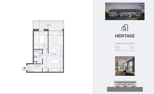 Apartment in Reckange-sur-Mess, Esch-sur-Alzette, Luxembourg 1