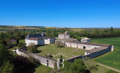 Castle in Balzac, Nouvelle-Aquitaine, France 1