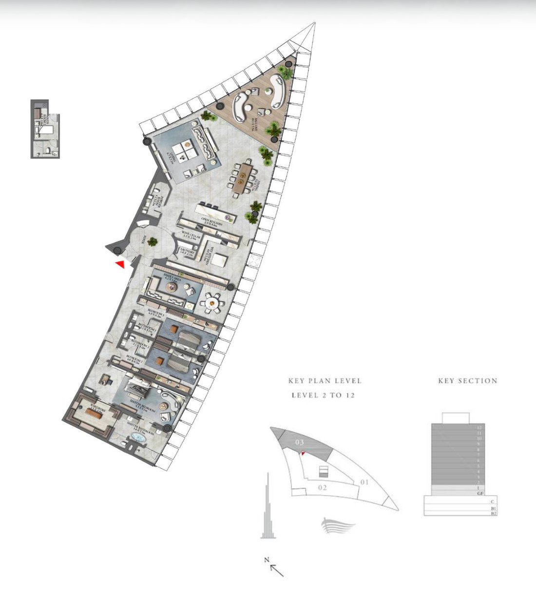 Apartment in Burj Khalifa, Downtown Dubai, Dubai 2 - 18936656
