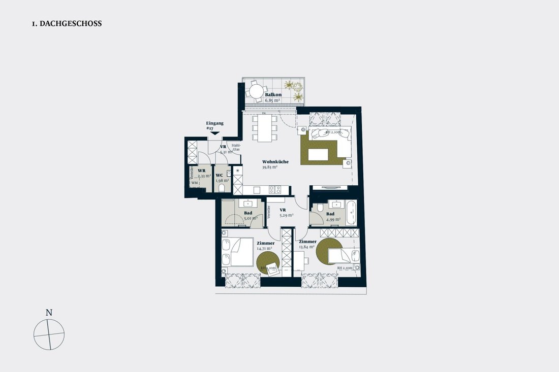 Penthouse in Vienna, Wien, Austria 2 - 16438699