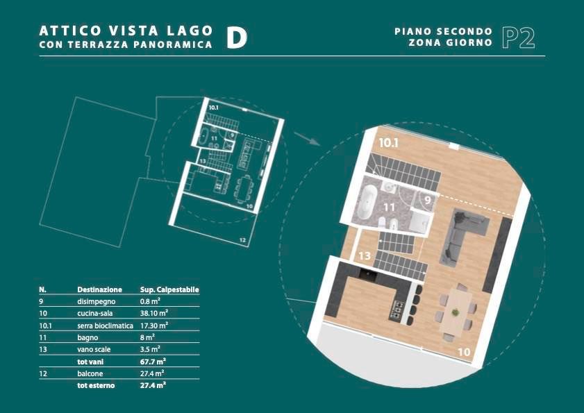 Penthouse in Rivoltella, Desenzano del Garda, Lombardy 4 - 18943239