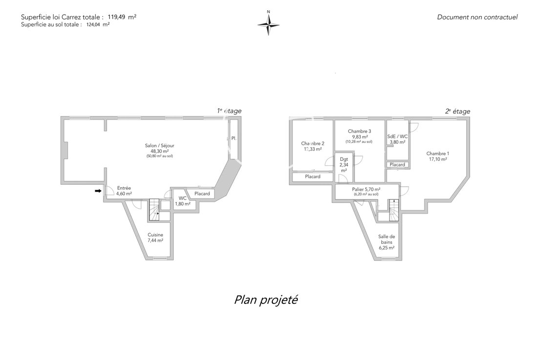 Apartment in Batignolles-Cardinet, Paris 17e Arrondissement, Paris 2 - 18940439