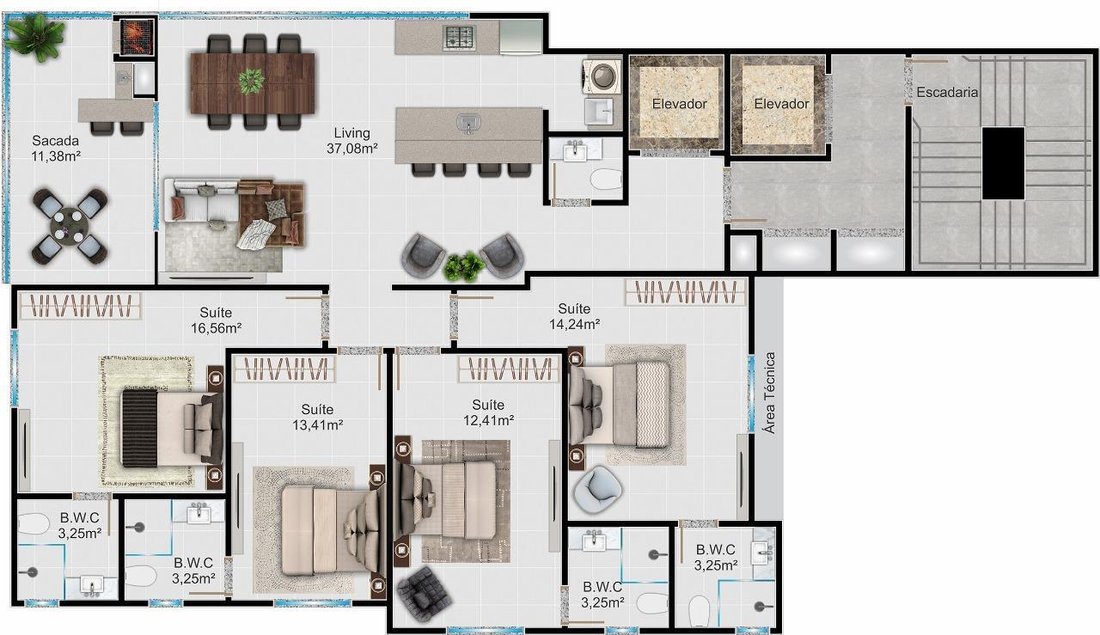 Apartment in Andorinha, State of Santa Catarina, Brazil 2 - 18951309