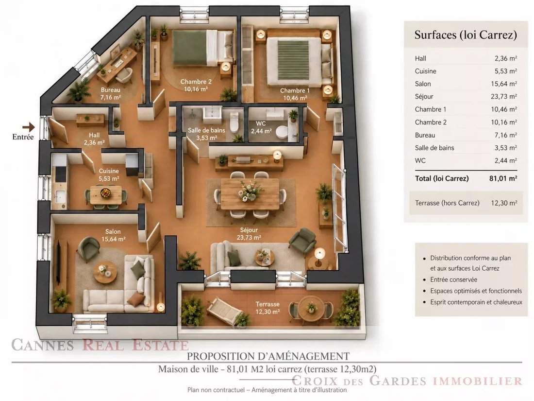 Townhouse in Cannes, Provence-Alpes-Côte d'Azur, France 1 - 18582355