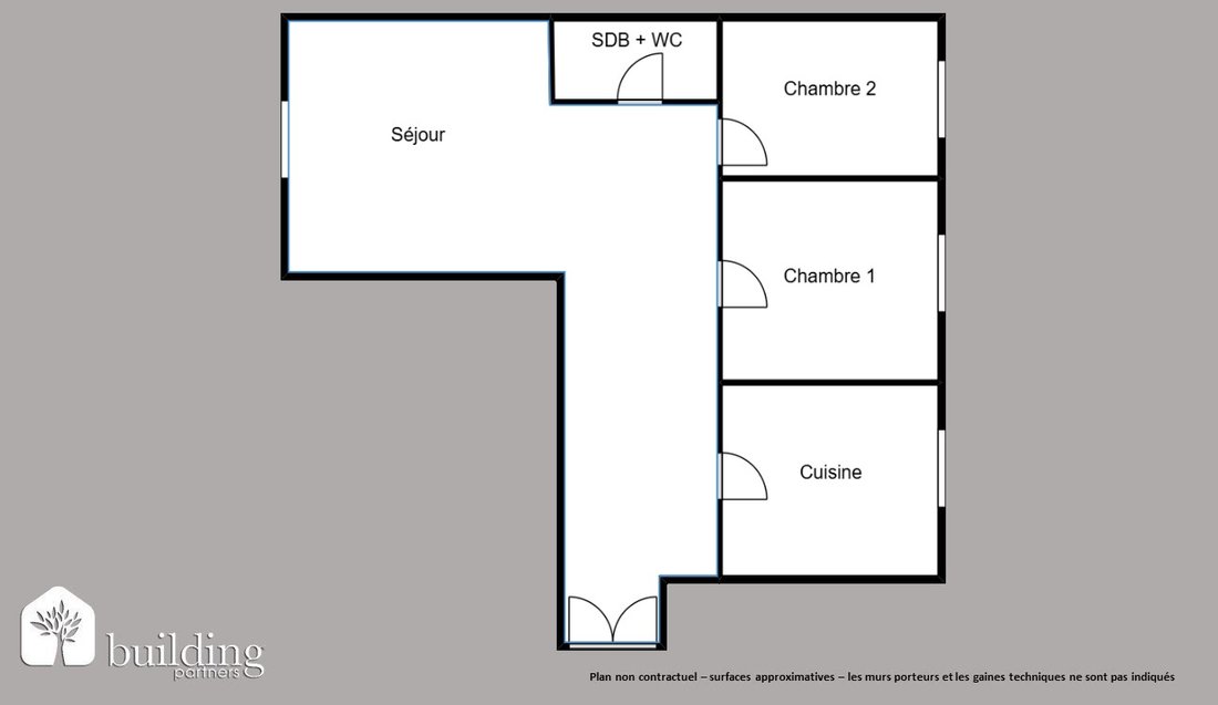 Apartment in Bois de Boulogne, Paris 16e Arrondissement, Paris 2 - 18949508