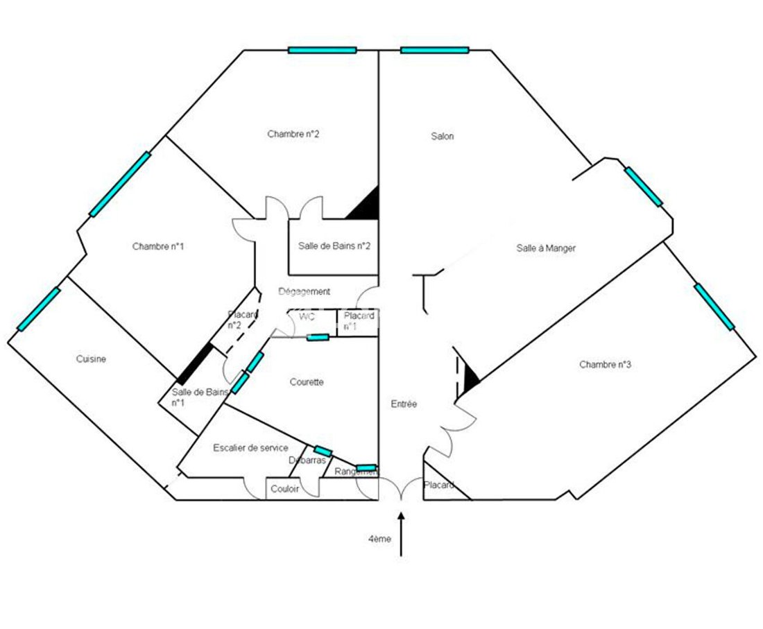 Apartment in Bois de Boulogne, Paris 16e Arrondissement, Paris 3 - 18955088