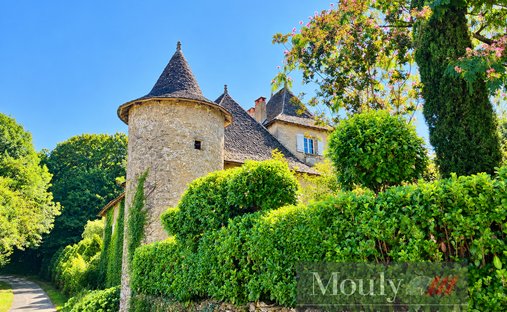Castle in Aynac, Occitania, France 1