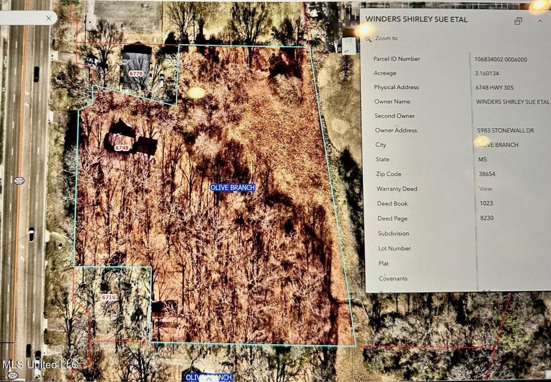 Land in Olive Branch, Mississippi, United States 1 - 18956003