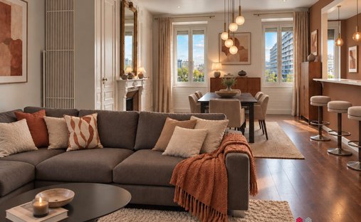 Apartment in Tête d'Or-Foch-Vitton, Lyon 6e Arrondissement, Lyon 1