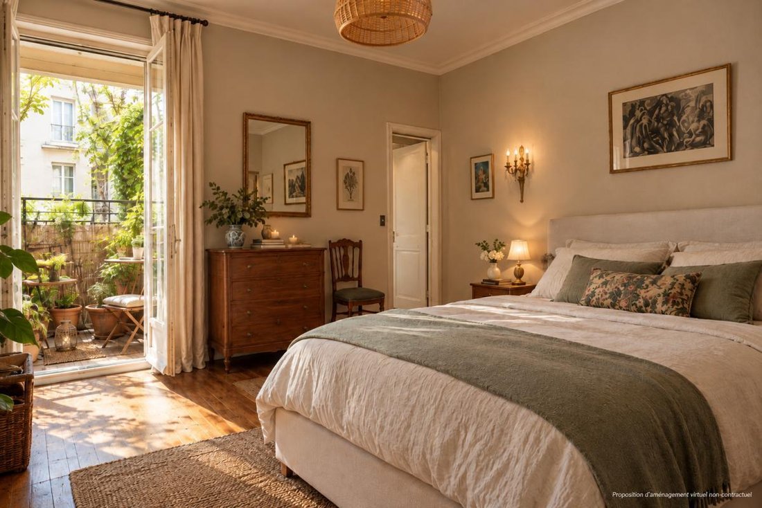 Apartment in Auteuil Sud, Paris 16e Arrondissement, Paris 4 - 18966095
