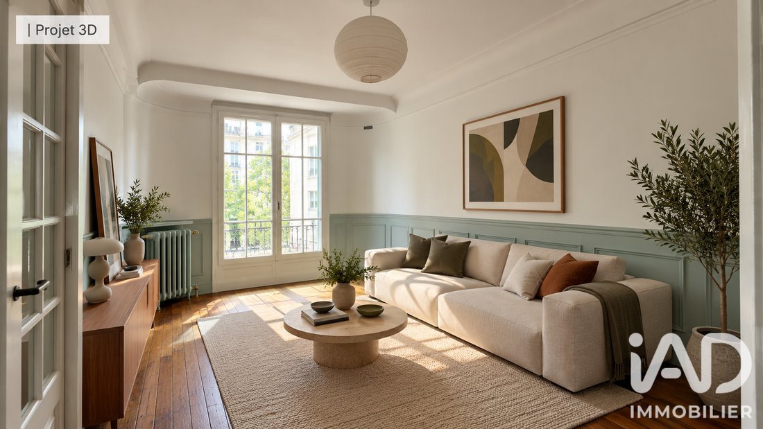 Apartment in Télégraphe-Pelleport Saint Fargeau, Paris 20e Arrondissement, Paris 1 - 18975470