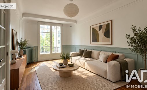 Apartment in Télégraphe-Pelleport Saint Fargeau, Paris 20e Arrondissement, Paris 1