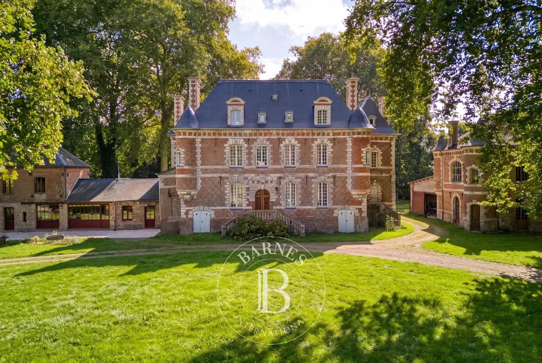 Castle in Blangy-sur-Bresle, Normandy, France 1 - 18980722