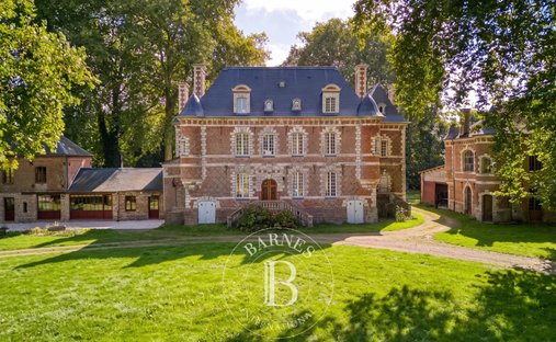 Castle in Blangy-sur-Bresle, Normandy, France 1