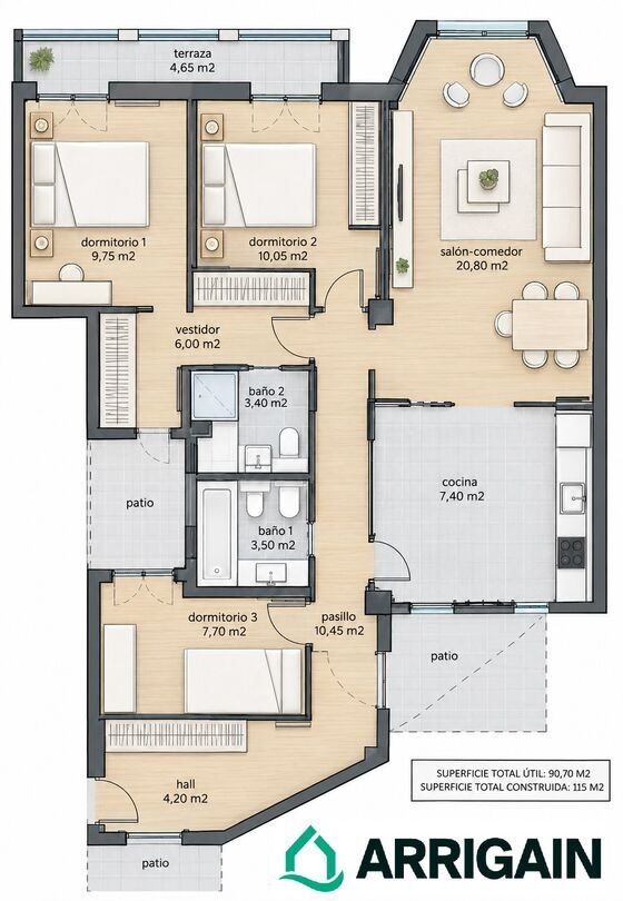 Apartment in Ipar-Ekialdea, Donostia-San Sebastian, Spain 5 - 18964676