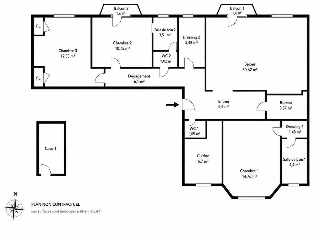 Apartment in Vaugirard-Parc des Expositions, Paris 15e Arrondissement, Paris 4 - 18965090