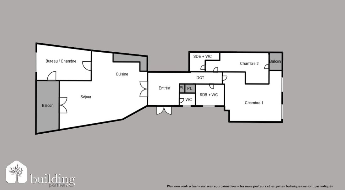 Apartment in Pereire-Malesherbes, Paris 17e Arrondissement, Paris 2 - 18974744